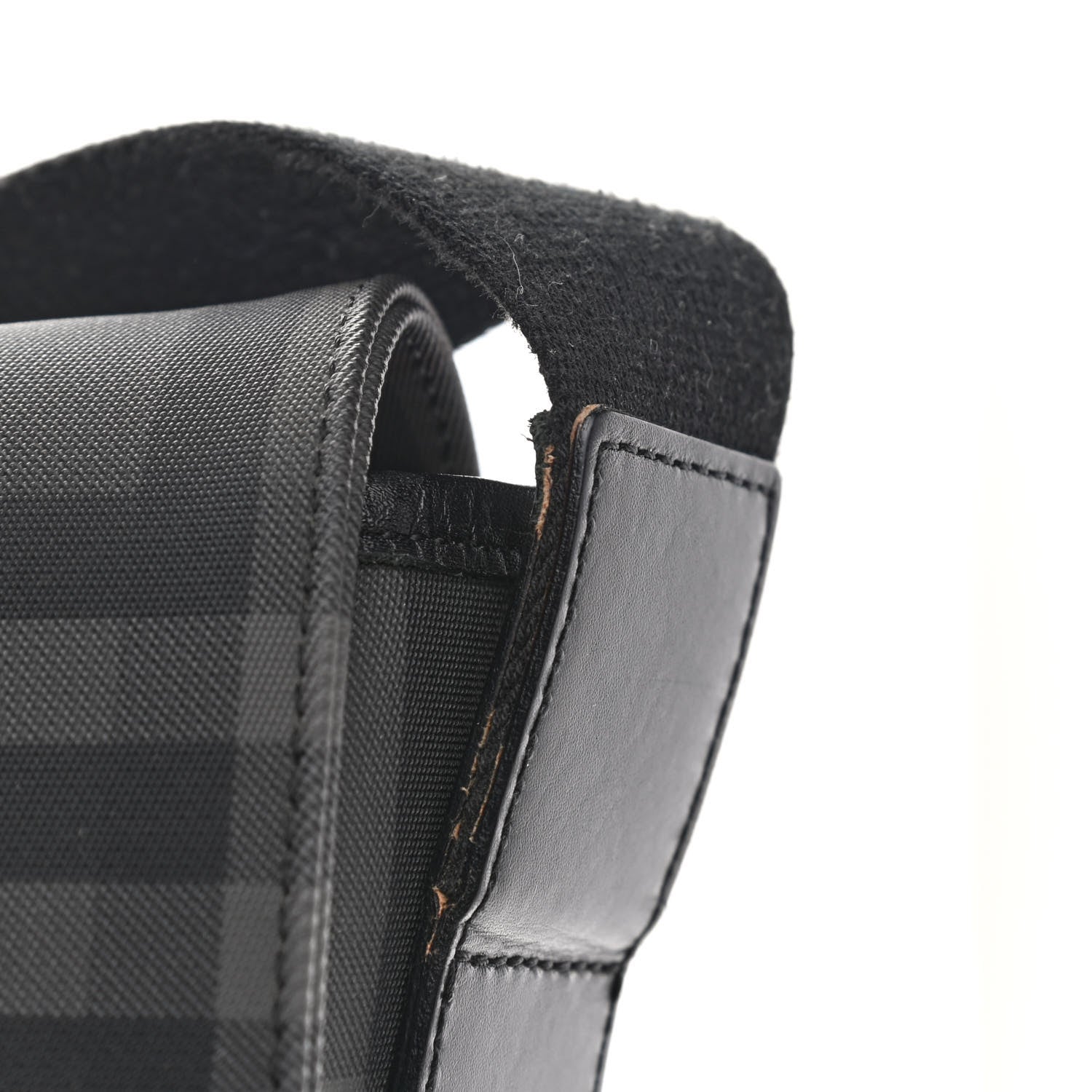 Burberry Nylon Smoked Check Messenger Bag 14 of 17