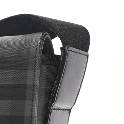 Burberry Nylon Smoked Check Messenger Bag 14 of 17