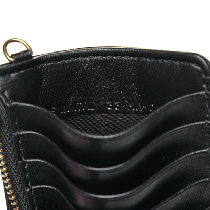 Christian Dior Lambskin Cannage Studded Lady Dior Zip Card Holder Black 7 of 7