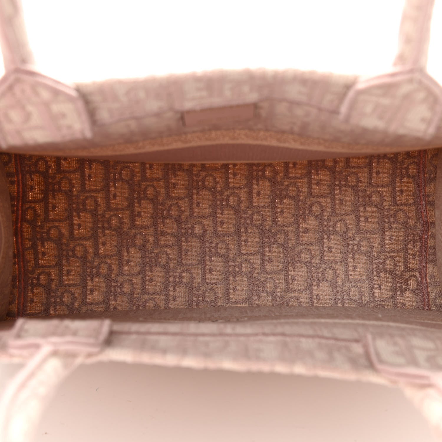 Christian Dior Oblique Medium Book Tote Rose Des Vents 5 of 11