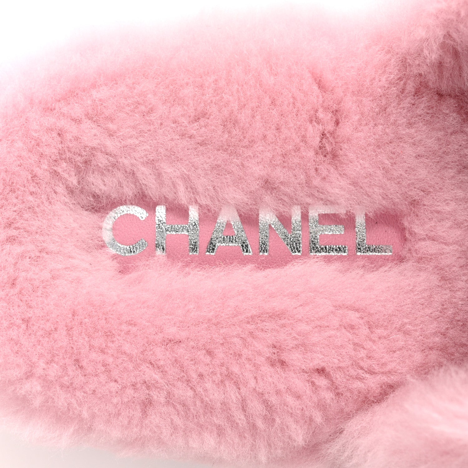 Chanel Shearling CC Flat Mules 37 Pink 7 of 19
