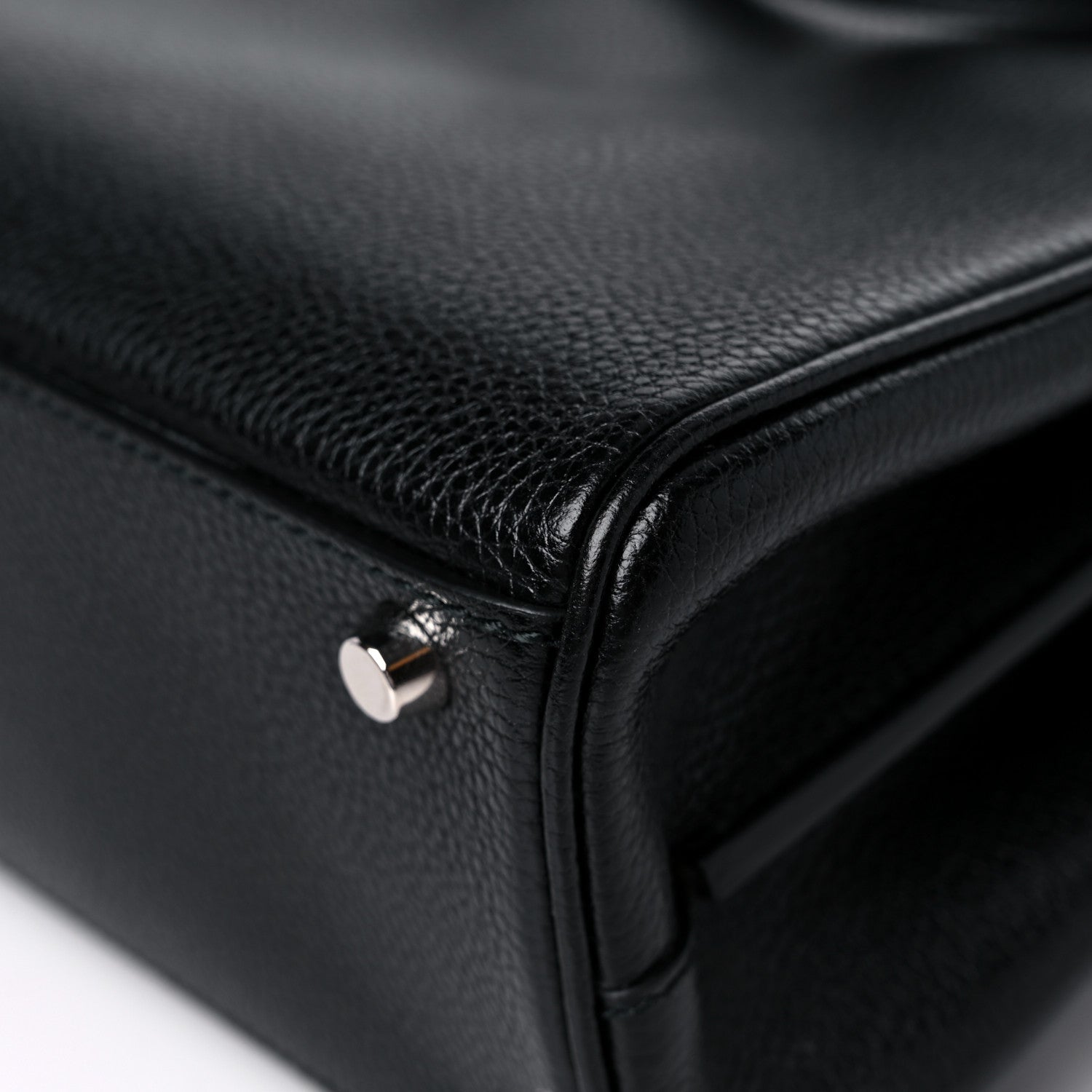 Gucci Grainy Calfskin Small Zumi Top Handle Bag Black 11 of 12
