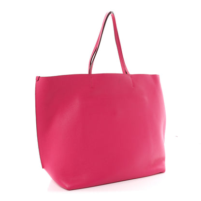 Christian Dior Calfskin Perforated Cannage Dioriva Tote Hot Pink 3 of 13