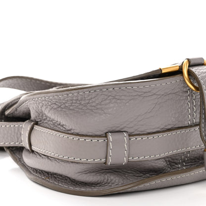 Chloe Calfskin Mini Marcie Round Crossbody Bag Cashmere Grey 8 of 10
