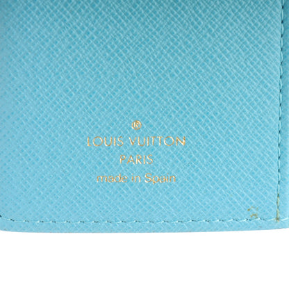 Louis Vuitton Monogram Groom Small Ring Agenda Cover Blue 6 of 7
