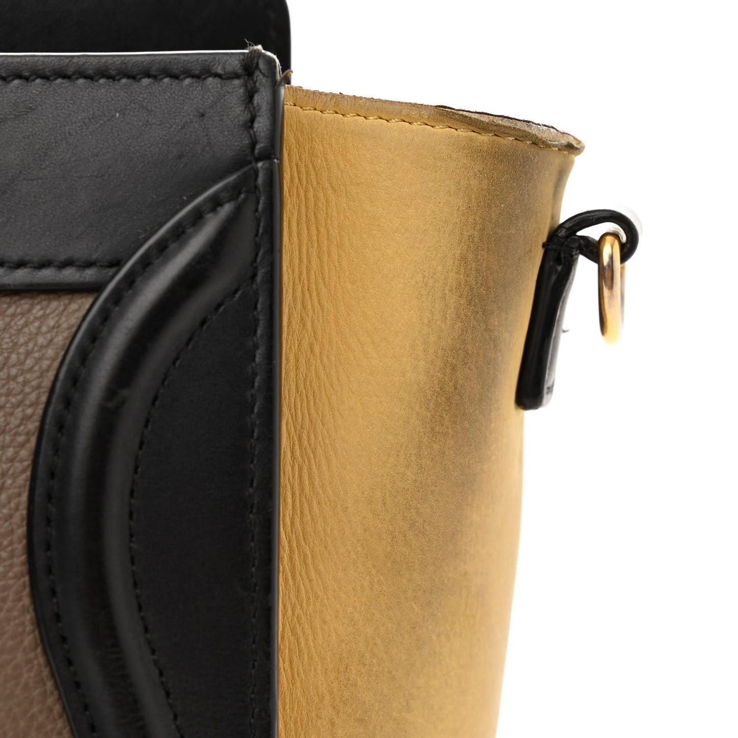 Nubuck Smooth Calfskin Nano Tri-Color Luggage Desert