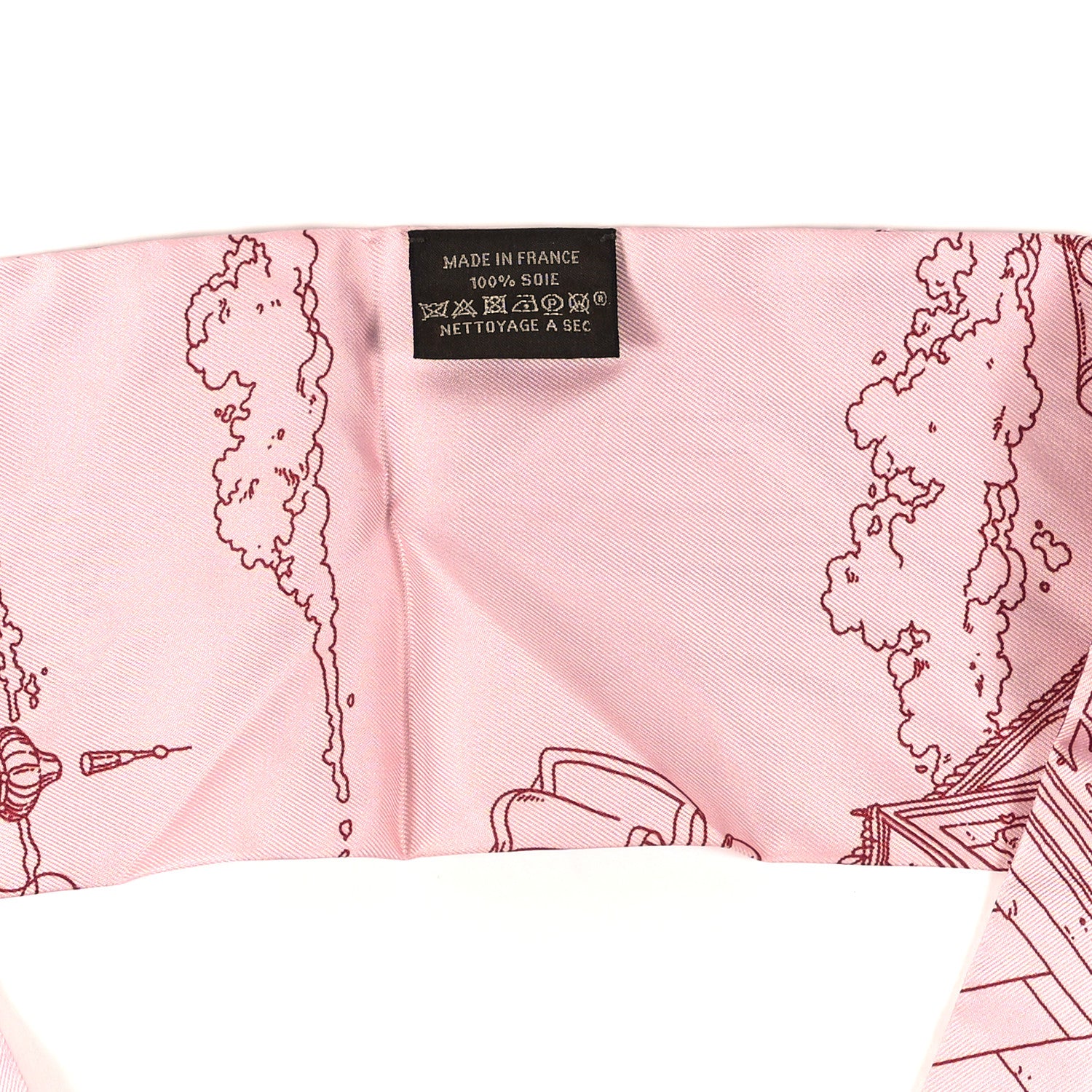 Hermes Silk Le Grand Prix du Faubourg Maxi Twilly Slim 3 of 3