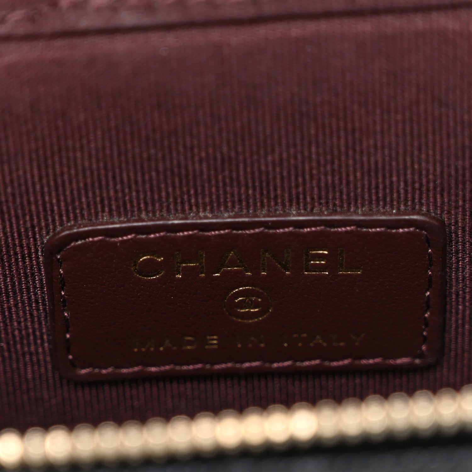 Chanel Caviar Quilted Small Vertical Coco Beauty Vanity Case With Chain Black 6 of 11