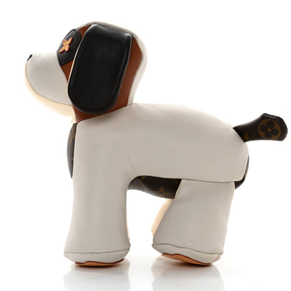 Louis Vuitton Calfskin Monogram Doudou Oscar Dog Beige 2 of 10