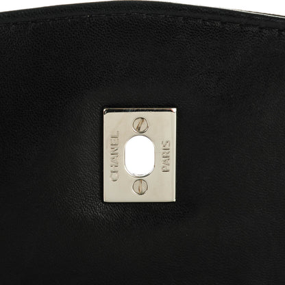 Chanel Lambskin Quilted Large Geometric Flap Black 6 of 8