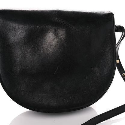 Mansur Gavriel Calfskin Saddle Crossbody Bag Black 13 of 18