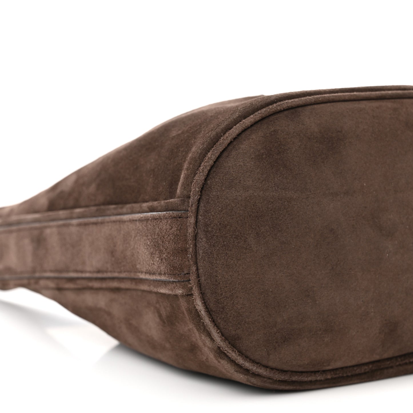 Calfskin Suede Medium Archivo Gancio Hobo Testa di Moro