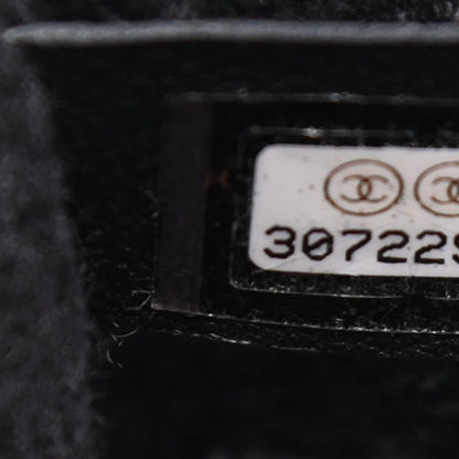 Chanel Denim CC Quilted Mini Square Flap Black 7 of 10