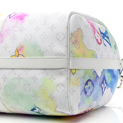 Louis Vuitton Monogram Watercolor Keepall Bandouliere 50 Multicolor 9 of 10