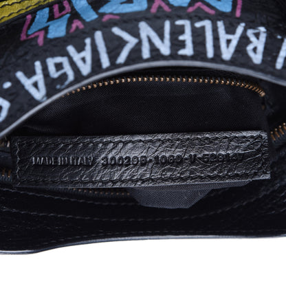 Balenciaga Agneau Arena Graffiti All Over Classic Hardware Mini City Black Multicolor 6 of 10