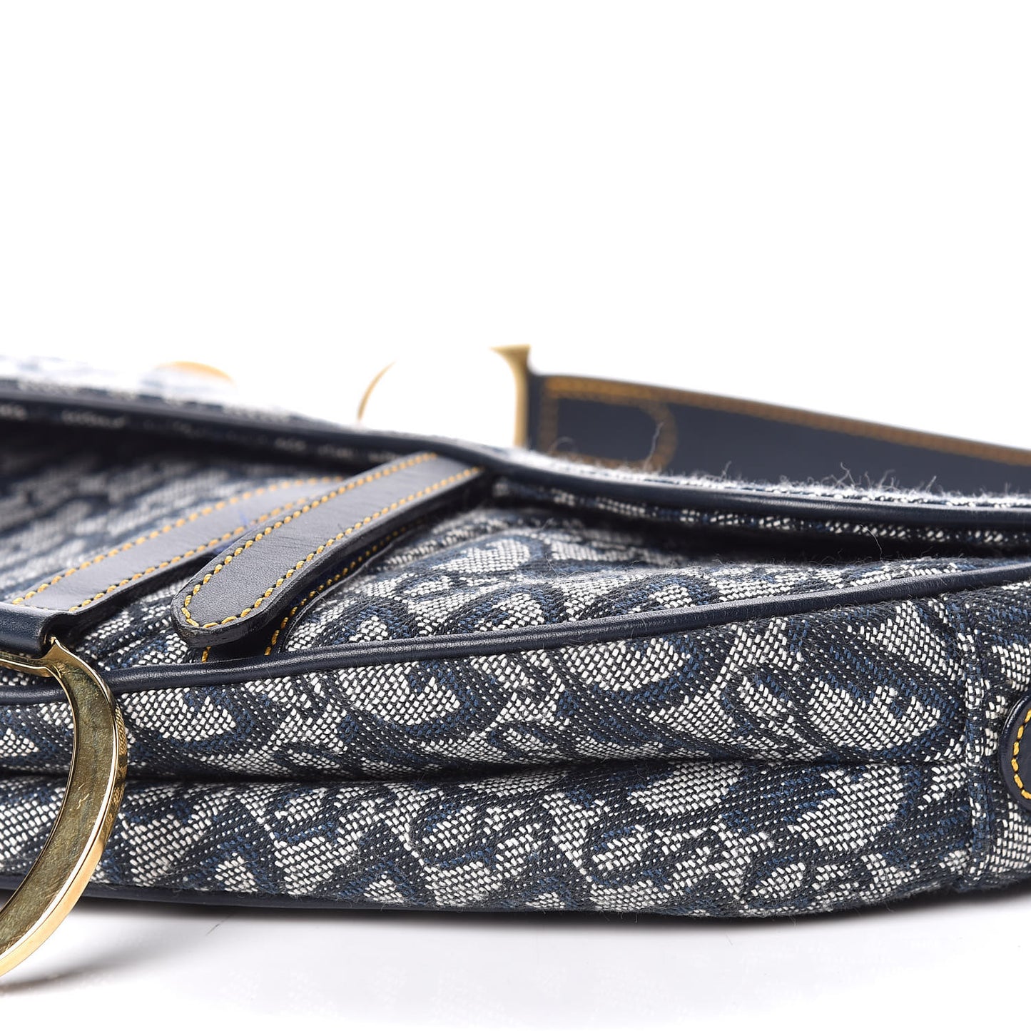 Monogram Saddle Bag Blue