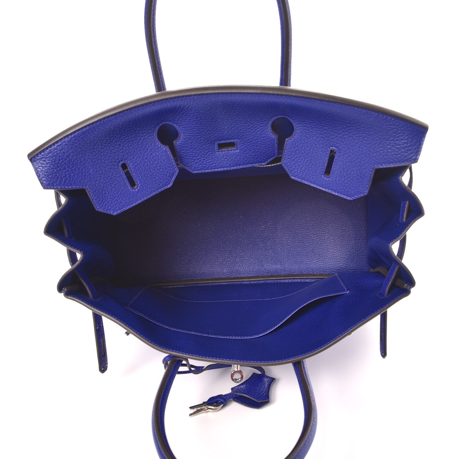 Hermes Togo Birkin 35 Bleu Electrique 8 of 37