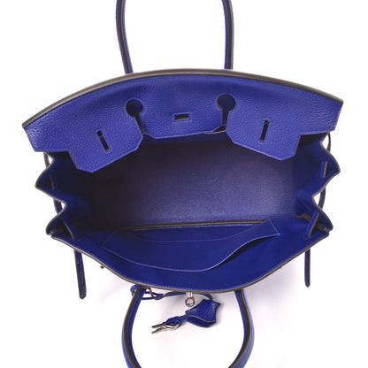 Hermes Togo Birkin 35 Bleu Electrique 8 of 37
