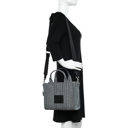 Marc Jacobs Cotton Washed Monogram Denim Medium Tote Bag 2 of 10