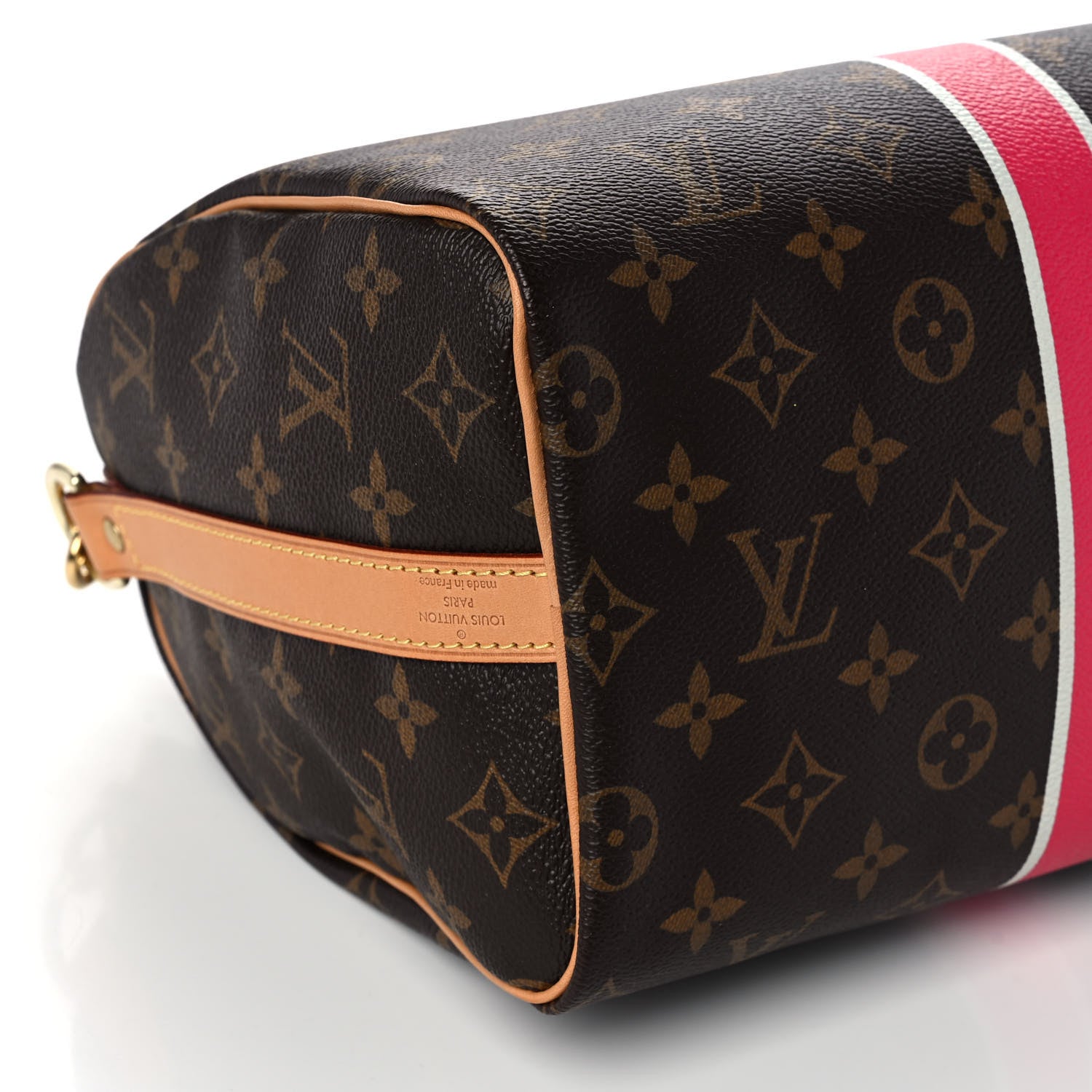 Louis Vuitton Monogram My LV Heritage Speedy Bandouliere 25 Fuchsia White 9 of 10