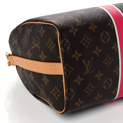 Louis Vuitton Monogram My LV Heritage Speedy Bandouliere 25 Fuchsia White 9 of 10