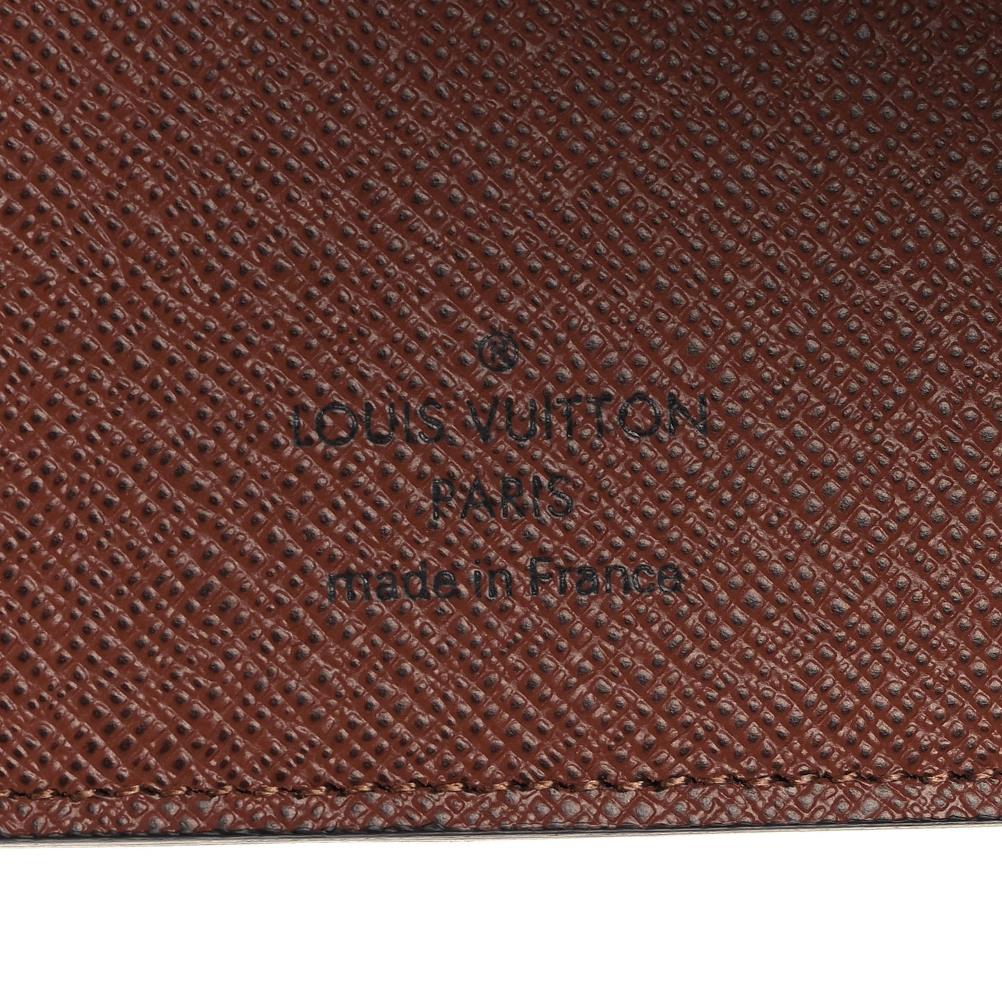 Monogram Desk Agenda Cover