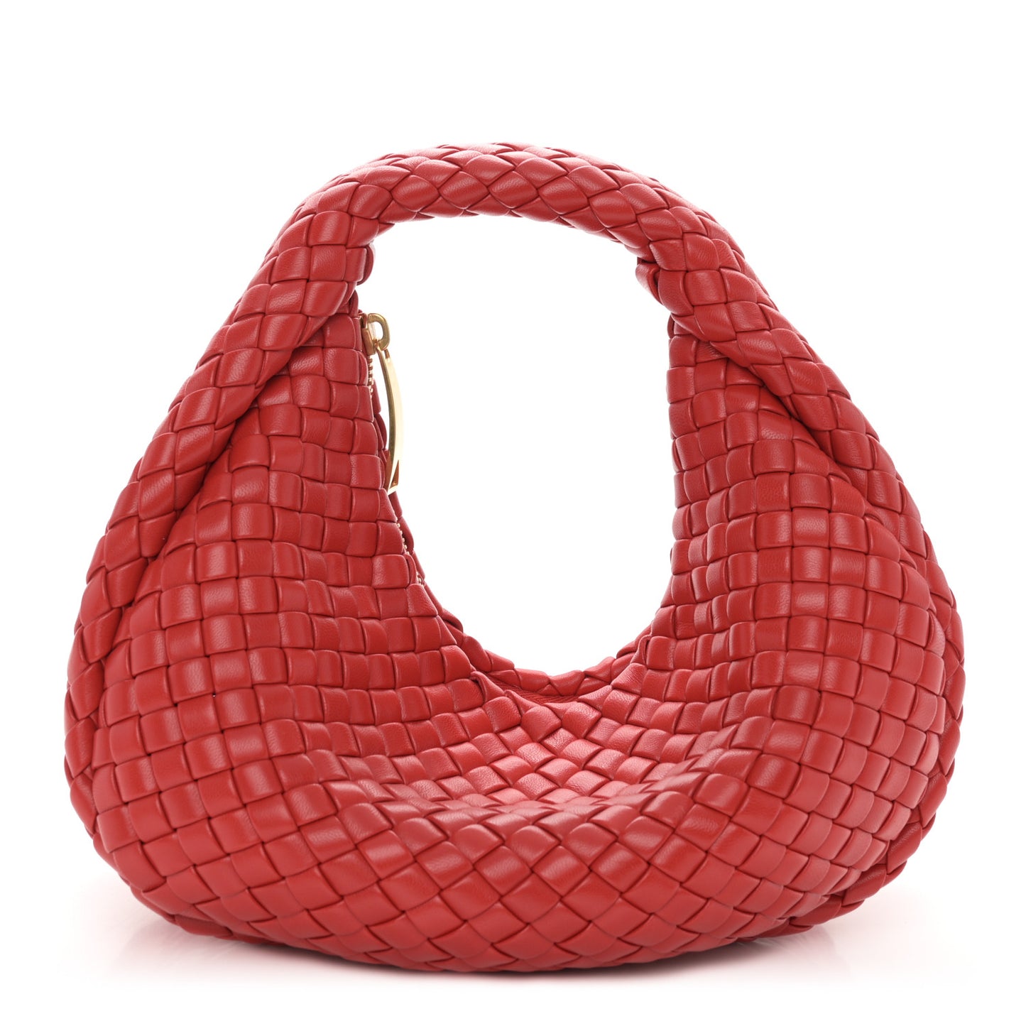 Nappa Intrecciato Mini Padded Jodie Red