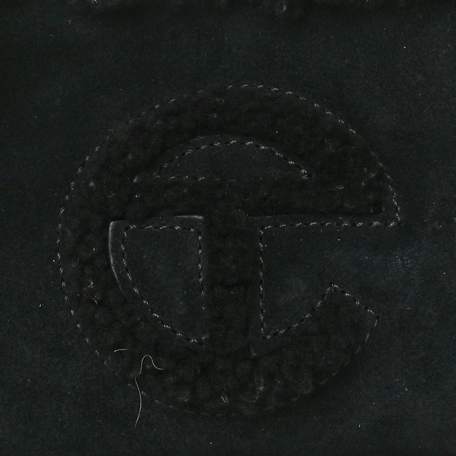 Telfar X UGG Suede shearling Small Shopping Bag Black 10 of 12