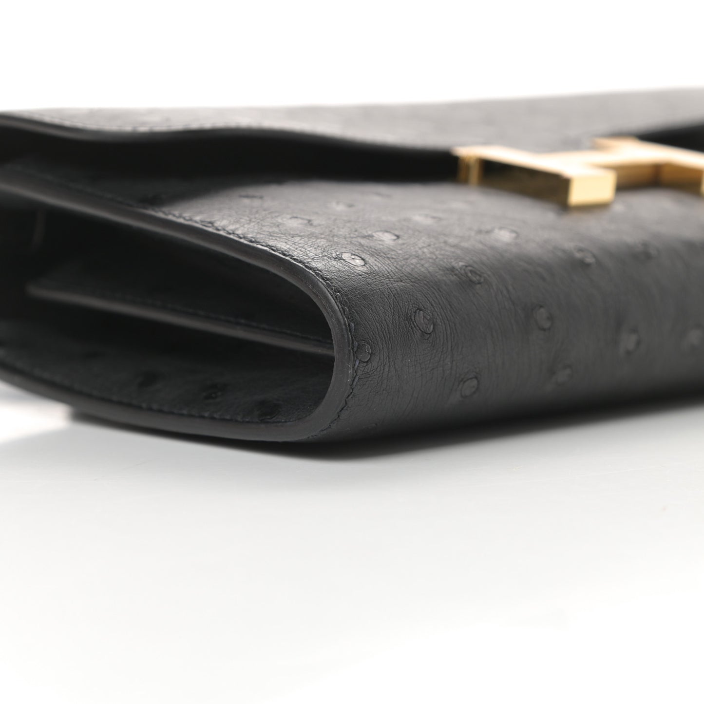 Ostrich Constance Long Wallet To Go Black
