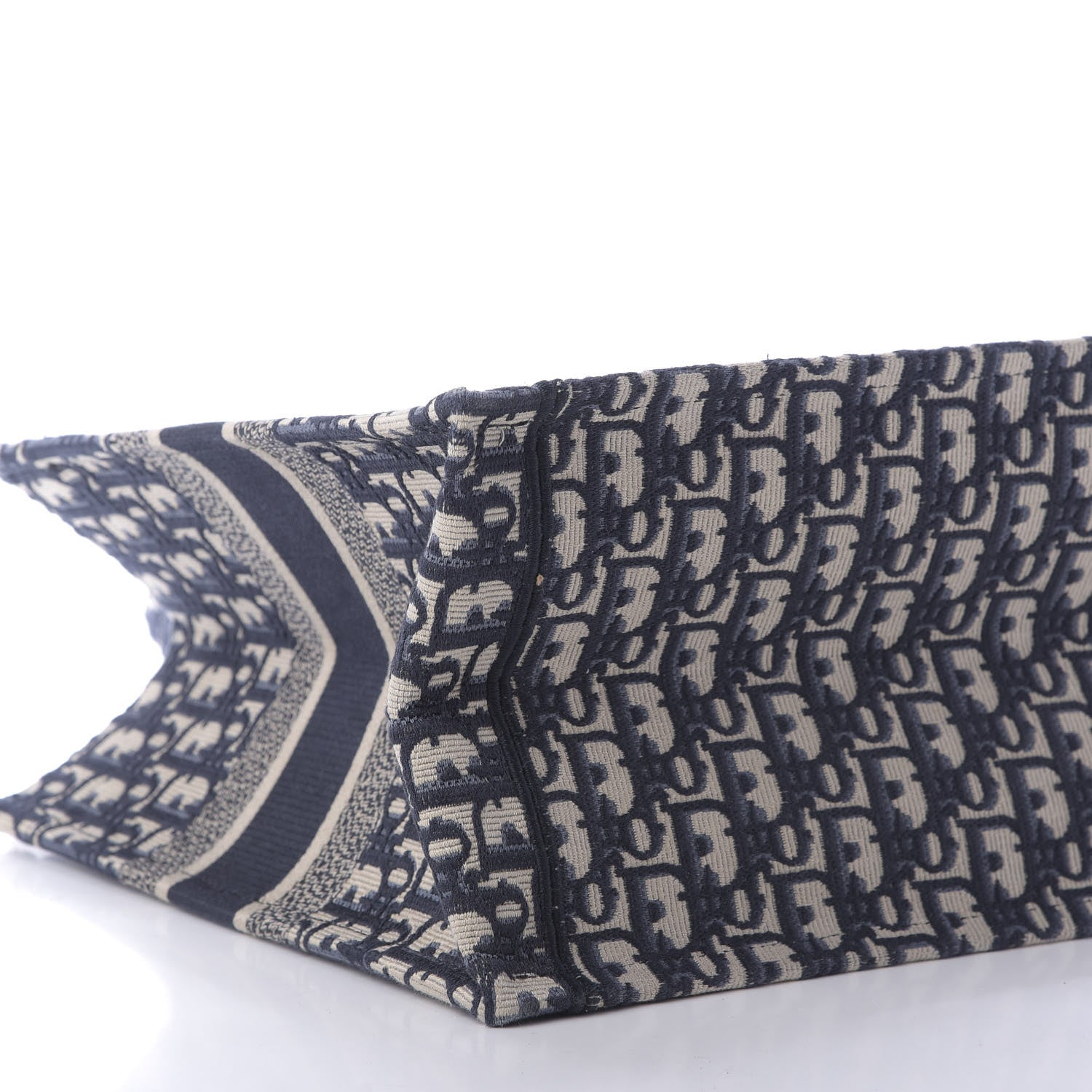 Christian Dior Oblique Medium Book Tote Blue Multicolor 6 of 9