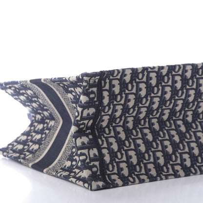 Christian Dior Oblique Medium Book Tote Blue Multicolor 6 of 9