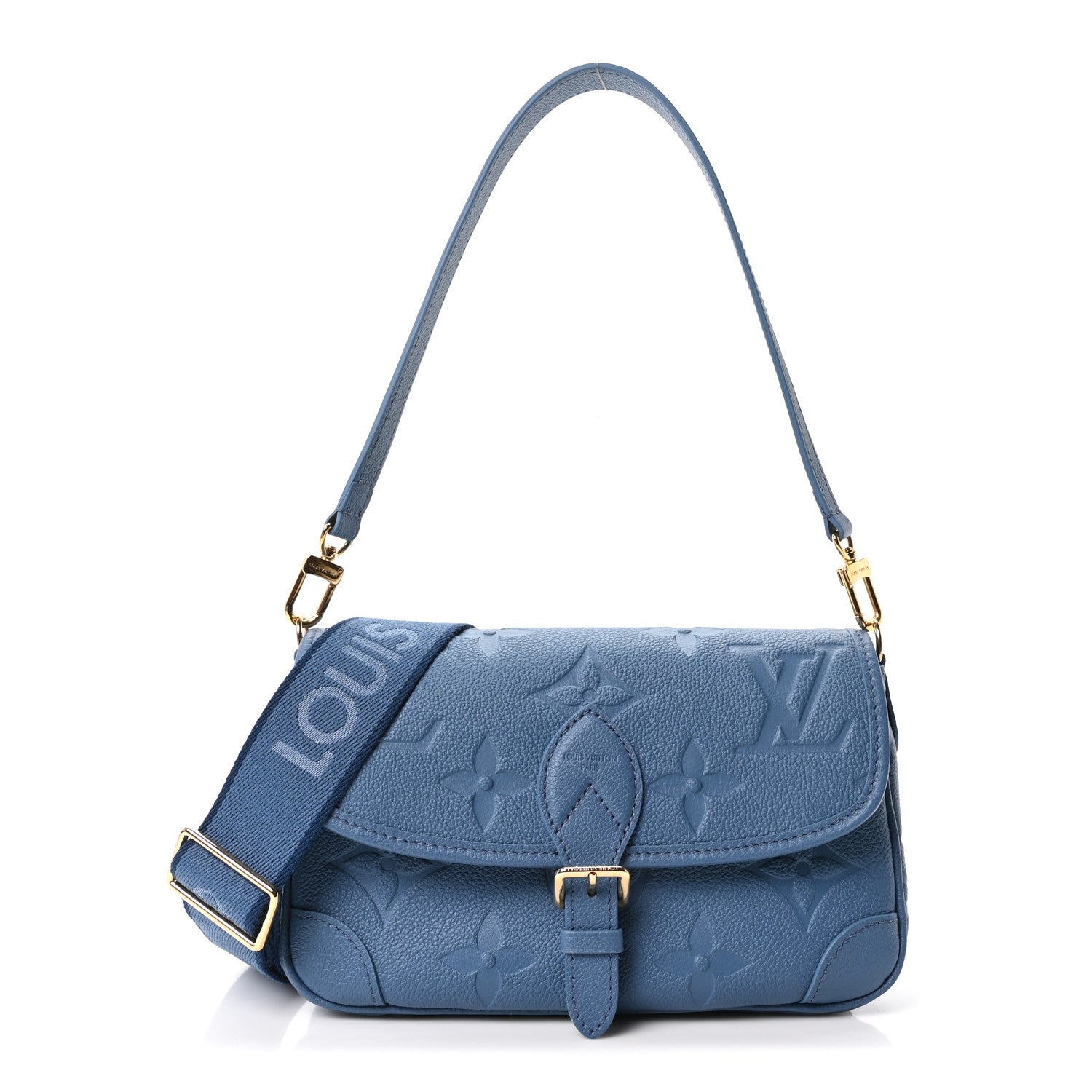Louis Vuitton Empreinte Monogram Giant Diane Blue Jean 1 of 9