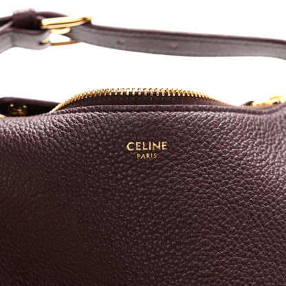Celine Supple Grained Calfskin Teen Lulu Shoulder Bag Deep Burgundy 7 of 10
