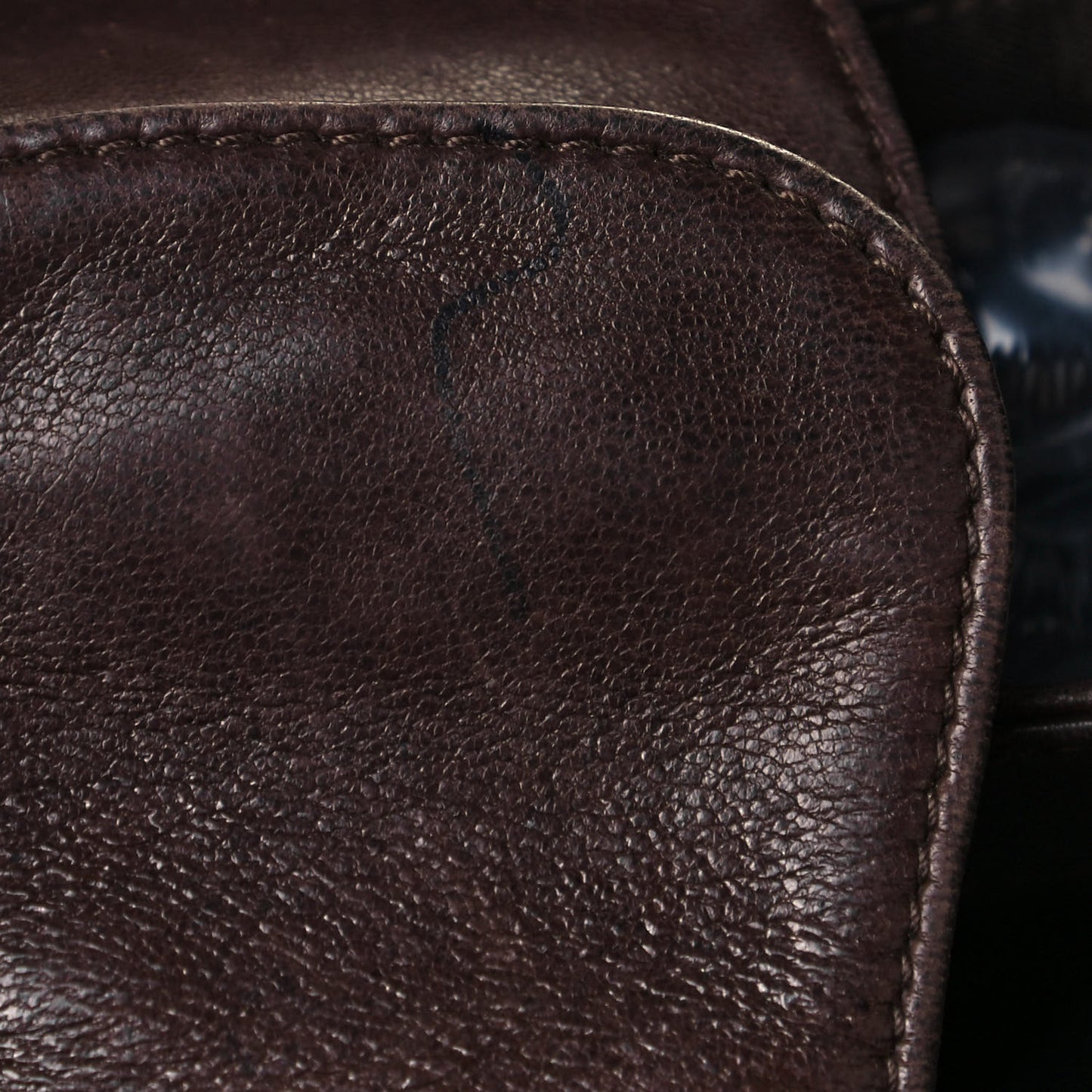 Lambskin Chain Hobo Brown