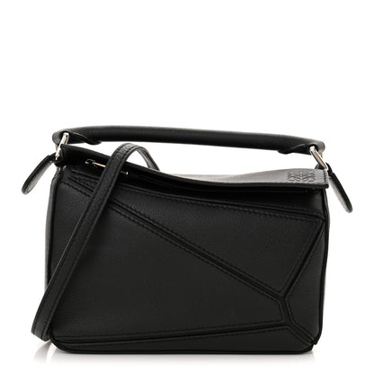 Loewe Calfskin Mini Puzzle Bag Black 1 of 13