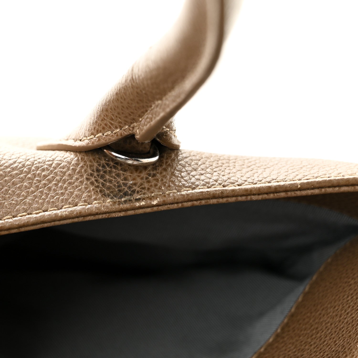 Chanel Calfskin Cerf Executive Shopper Tote Light Brown 11 of 12