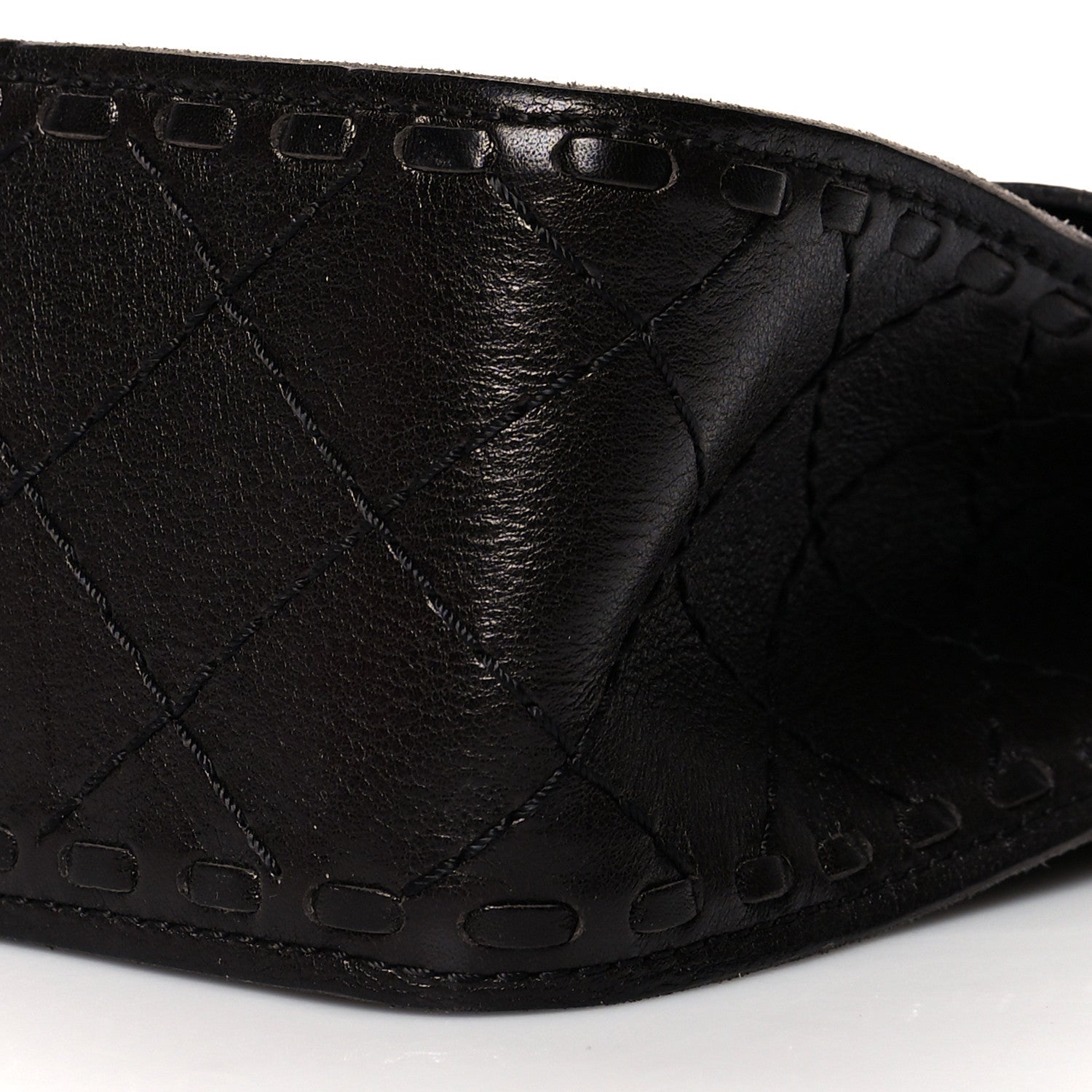 Chanel Calfskin Stitched Large Vintage Flap Dark Brown 10 of 10