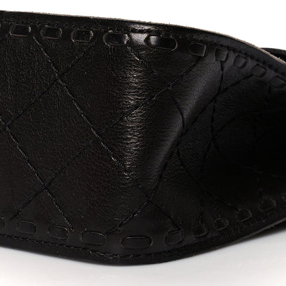 Chanel Calfskin Stitched Large Vintage Flap Dark Brown 10 of 10