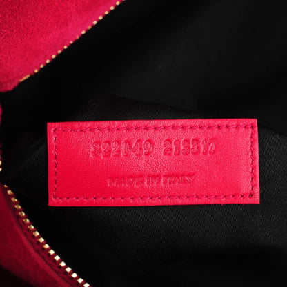 Saint Laurent Calfskin Classic Duffle 6 Fuchsia 7 of 8