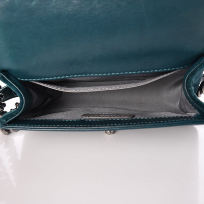 Chanel Velvet Quilted Small Boy Flap Turquoise 5 of 8