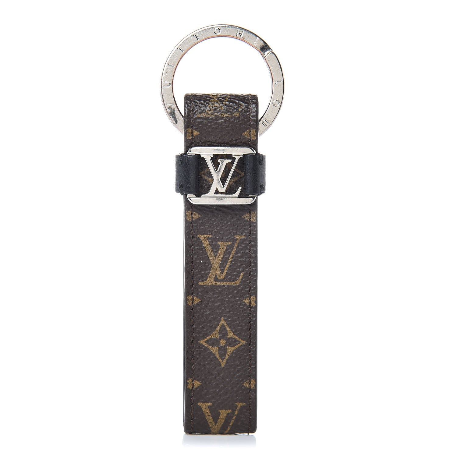 Louis Vuitton Monogram LV Dragonne Bag Charm Key Holder 1 of 3