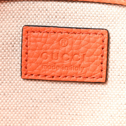 Gucci Piuma Calfskin Jumbo GG Embossed Double Buckle Backpack Good Orange 5 of 9