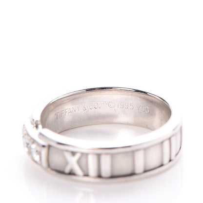 Tiffany 18K White Gold Diamond Atlas Ring 50.6 5.5 5 of 5