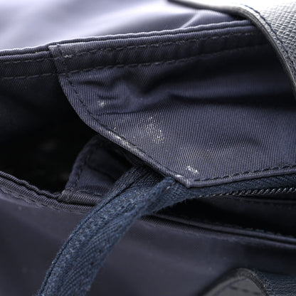 Prada Tessuto Nylon Saffiano Tote Navy 12 of 12
