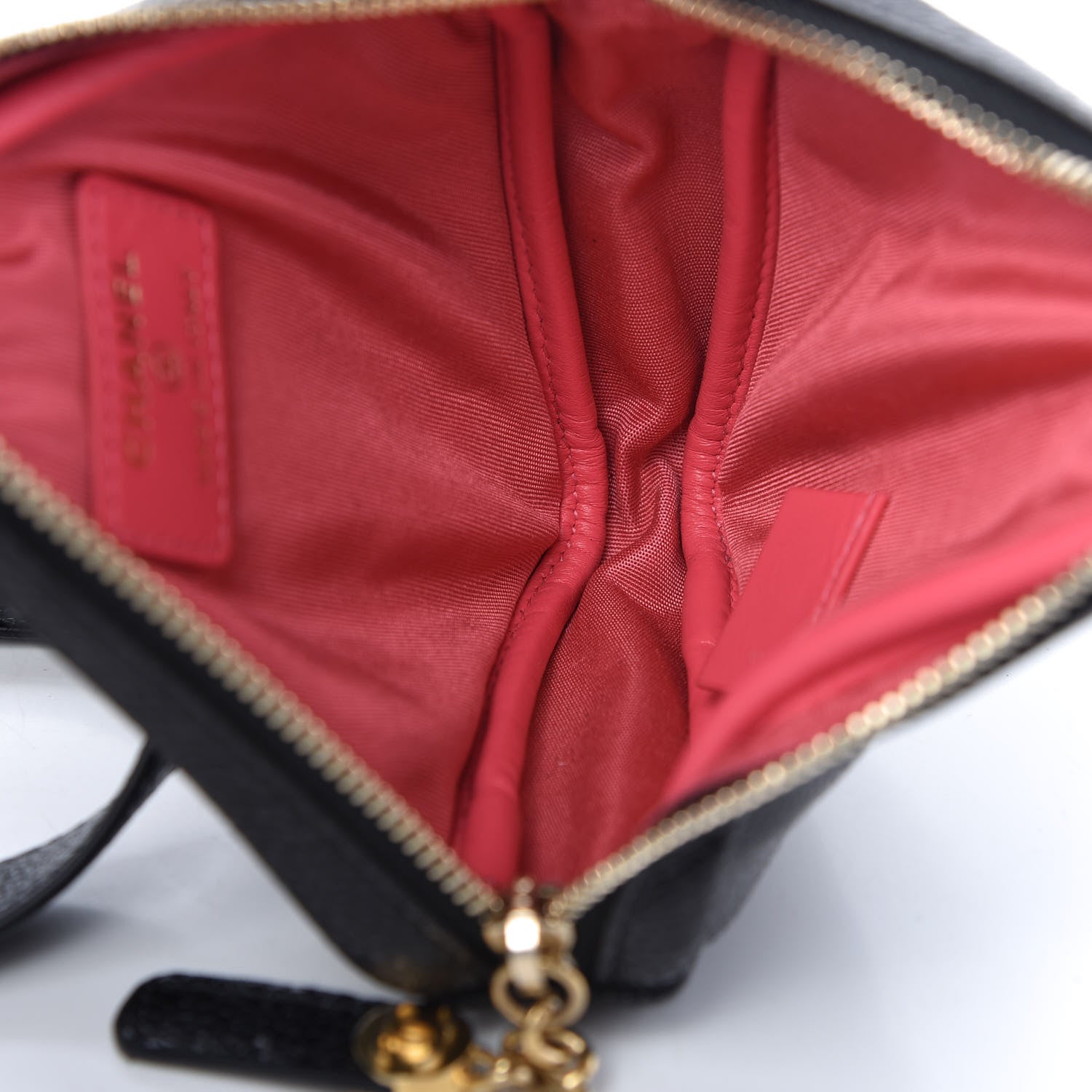 Chanel Caviar Quilted Coin Purse Belt Bag Black 5 of 11