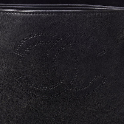 Chanel Lambskin CC Tote Black 7 of 9