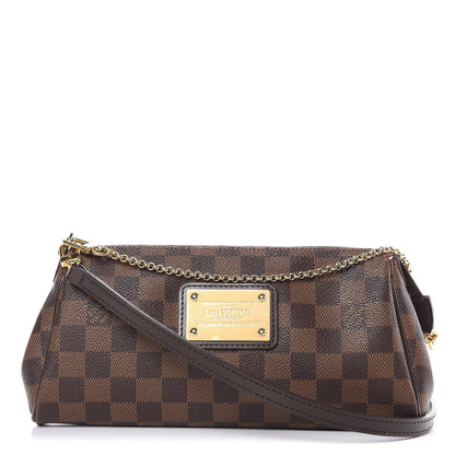 Louis Vuitton Damier Ebene Eva Clutch 1 of 11