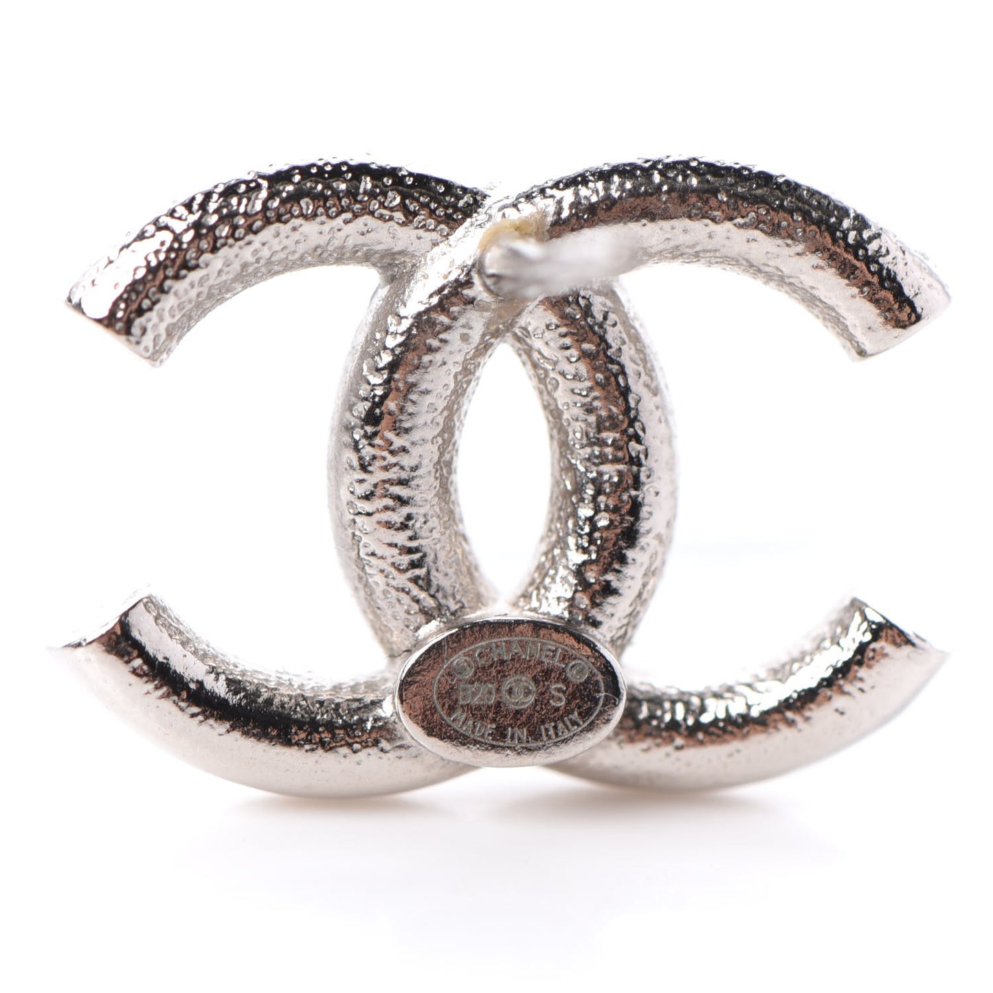 Crystal Palais Garnier CC Earrings Silver