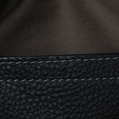 Chloe Calfskin Medium Marcie Round Crossbody Bag Black 8 of 8
