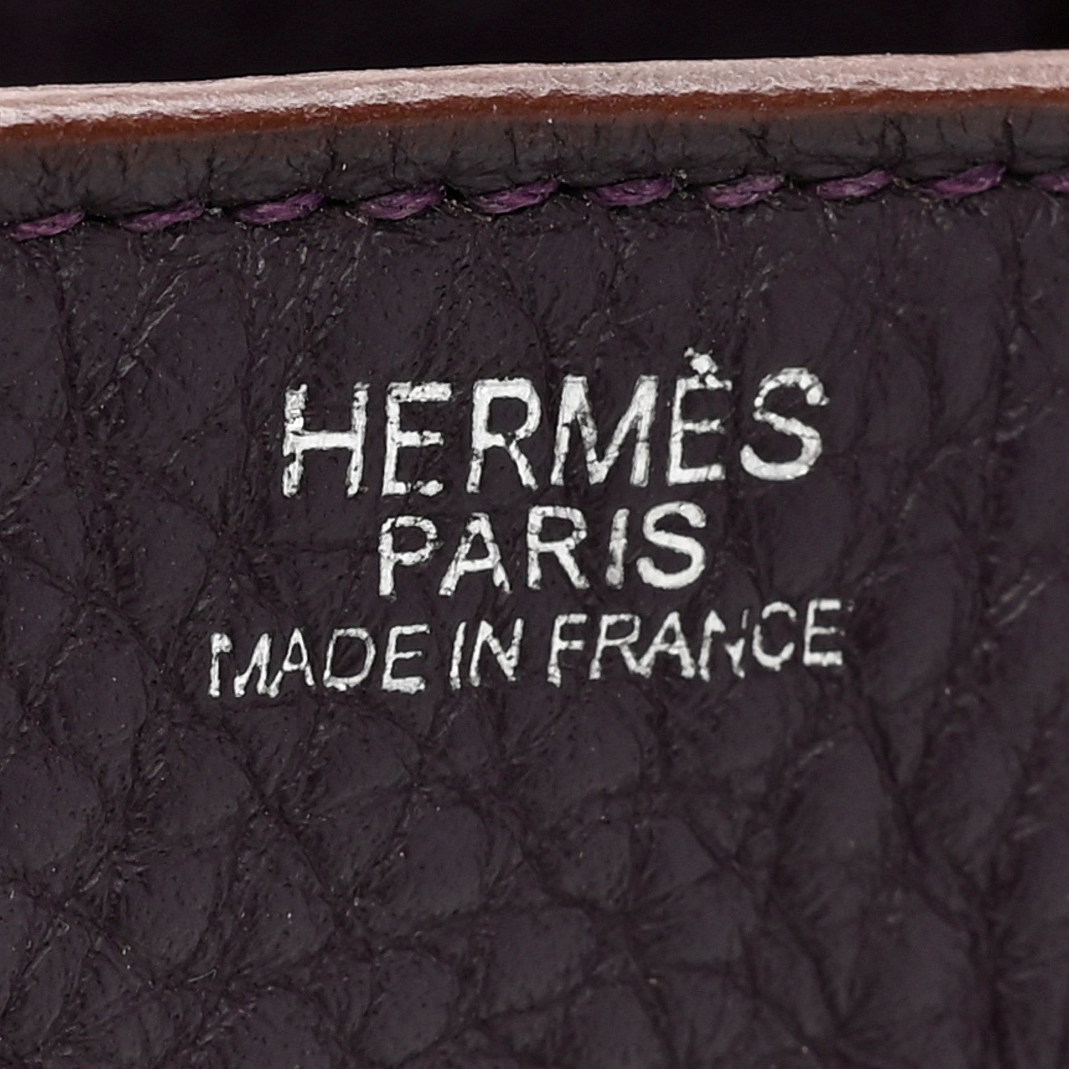 Hermes Taurillon Clemence Birkin 30 Raisin 6 of 15